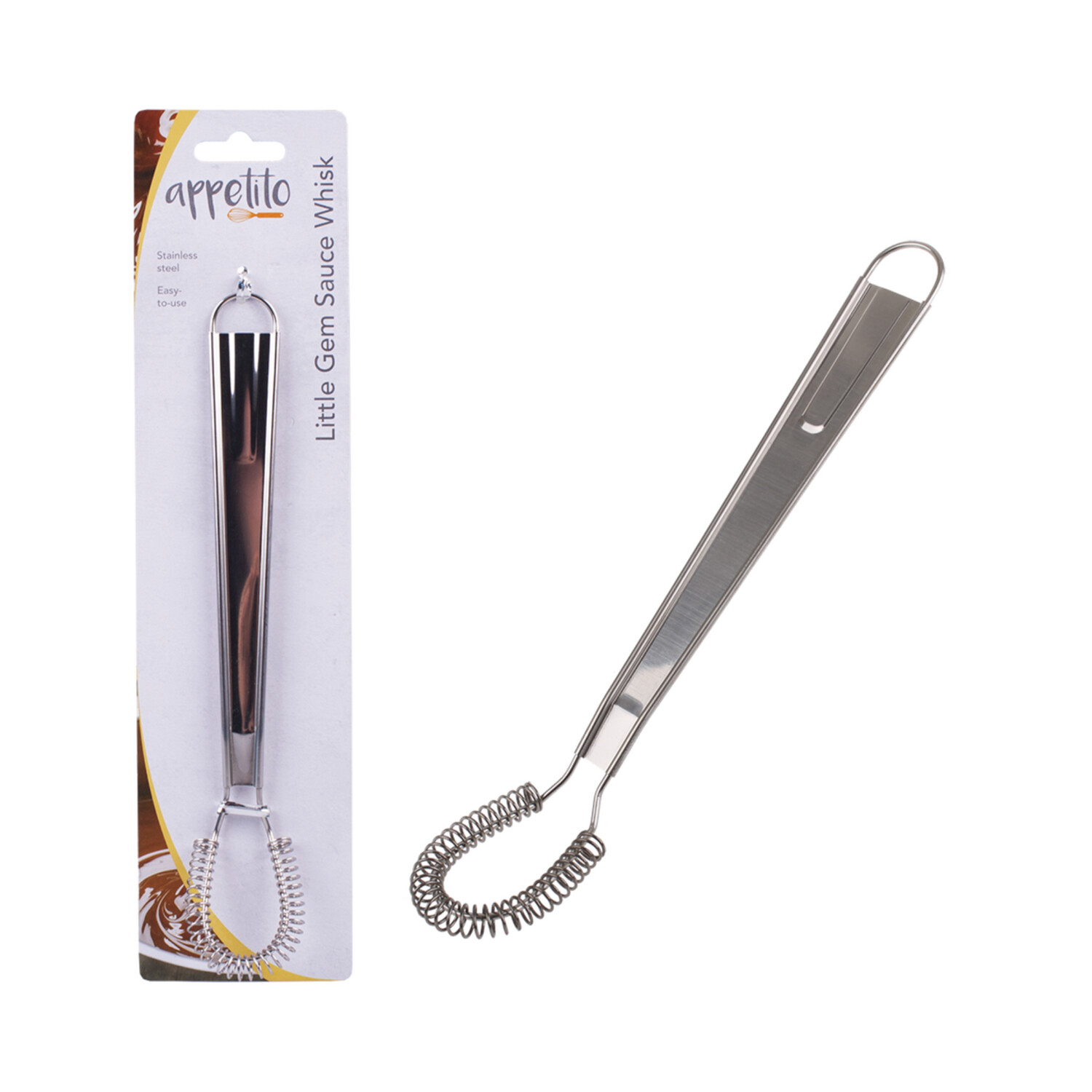 Stainless Steel Little Gem Sauce Whisk