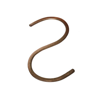 Copper Plated Large S Hook