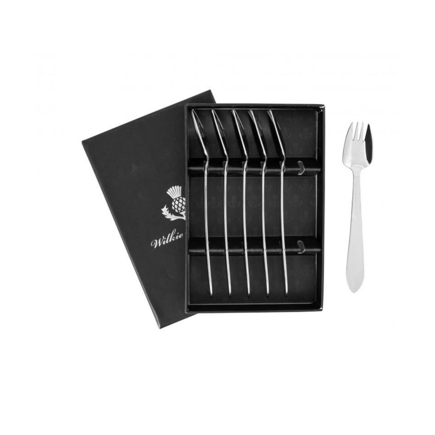 6 Piece Buffet Fork Set - Mirror Finish