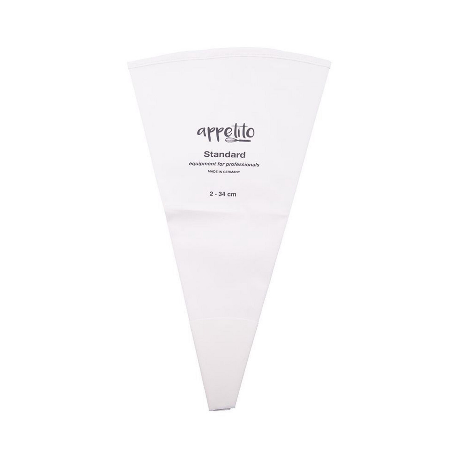 Cotton/PVC &quot;Standard&quot; Piping Bag No.2 34cm - White