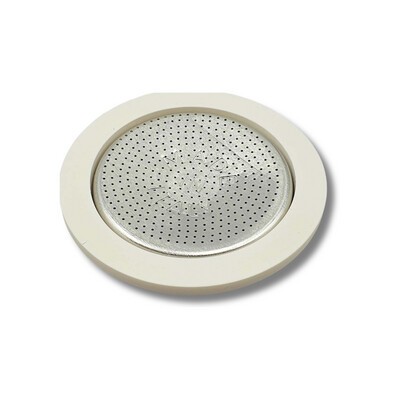 1 Silicon Gasket + 1 Filter 6 Cups - Aluminium