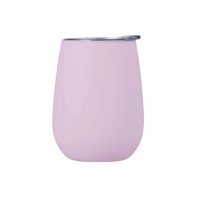 Double Wall Insulated Wine Tumbler - 300ml - Pink