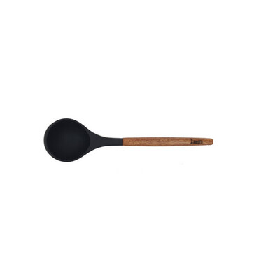 Acacia Handle With Black Silicone - Ladle