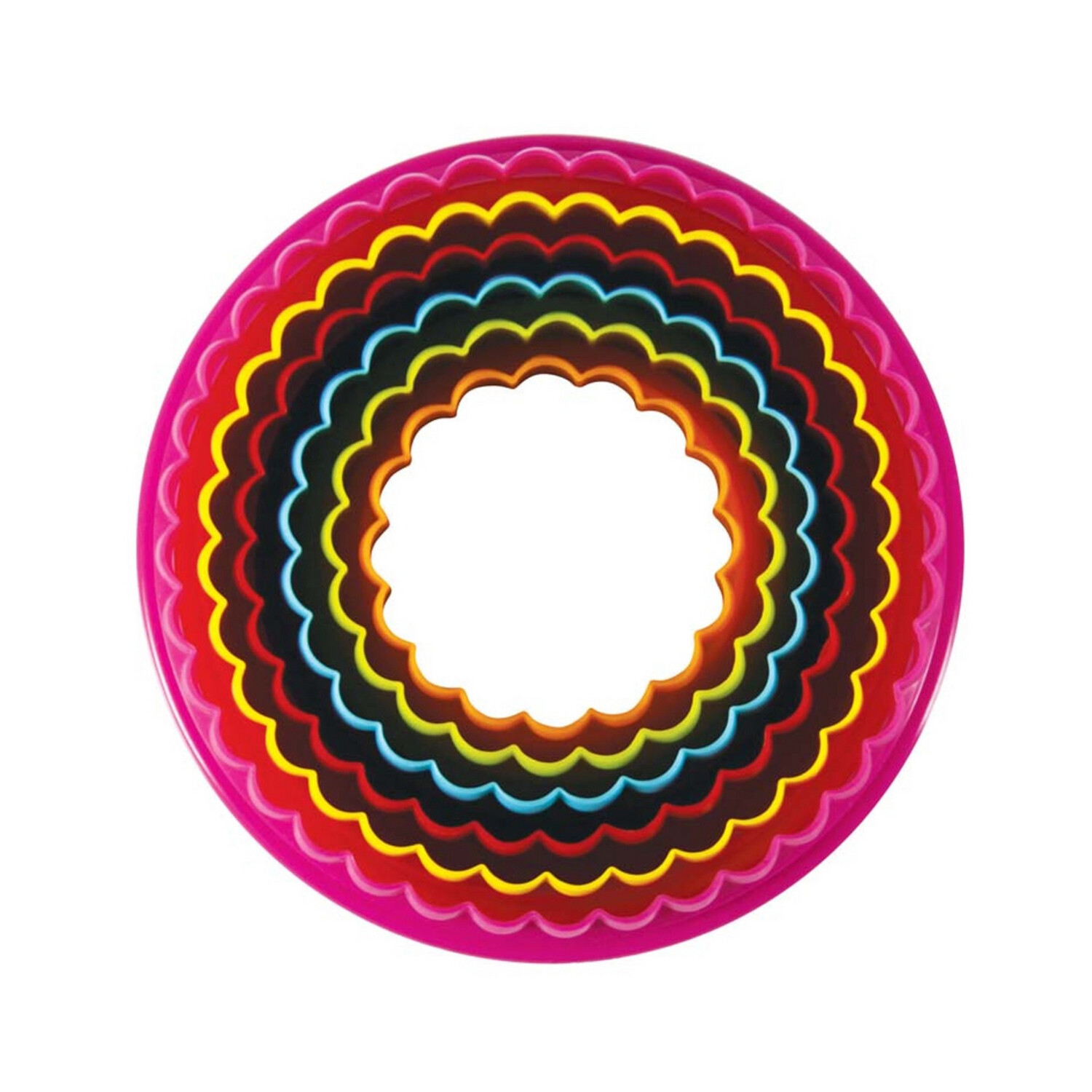Double Sided Round Cookie Cutters Set 6
