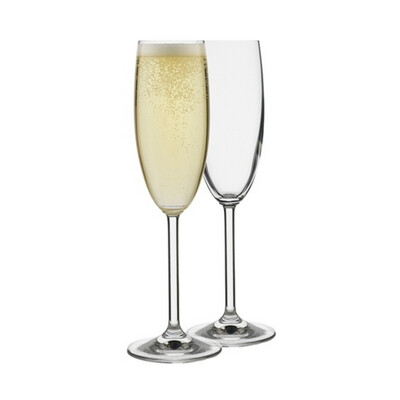 Classic Champagne Flutes 190ml Set 6