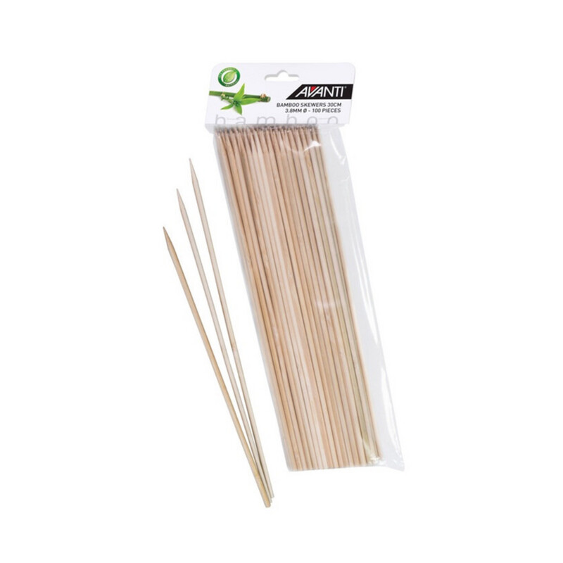 Bamboo Skewers 30cm 100Piece Pack