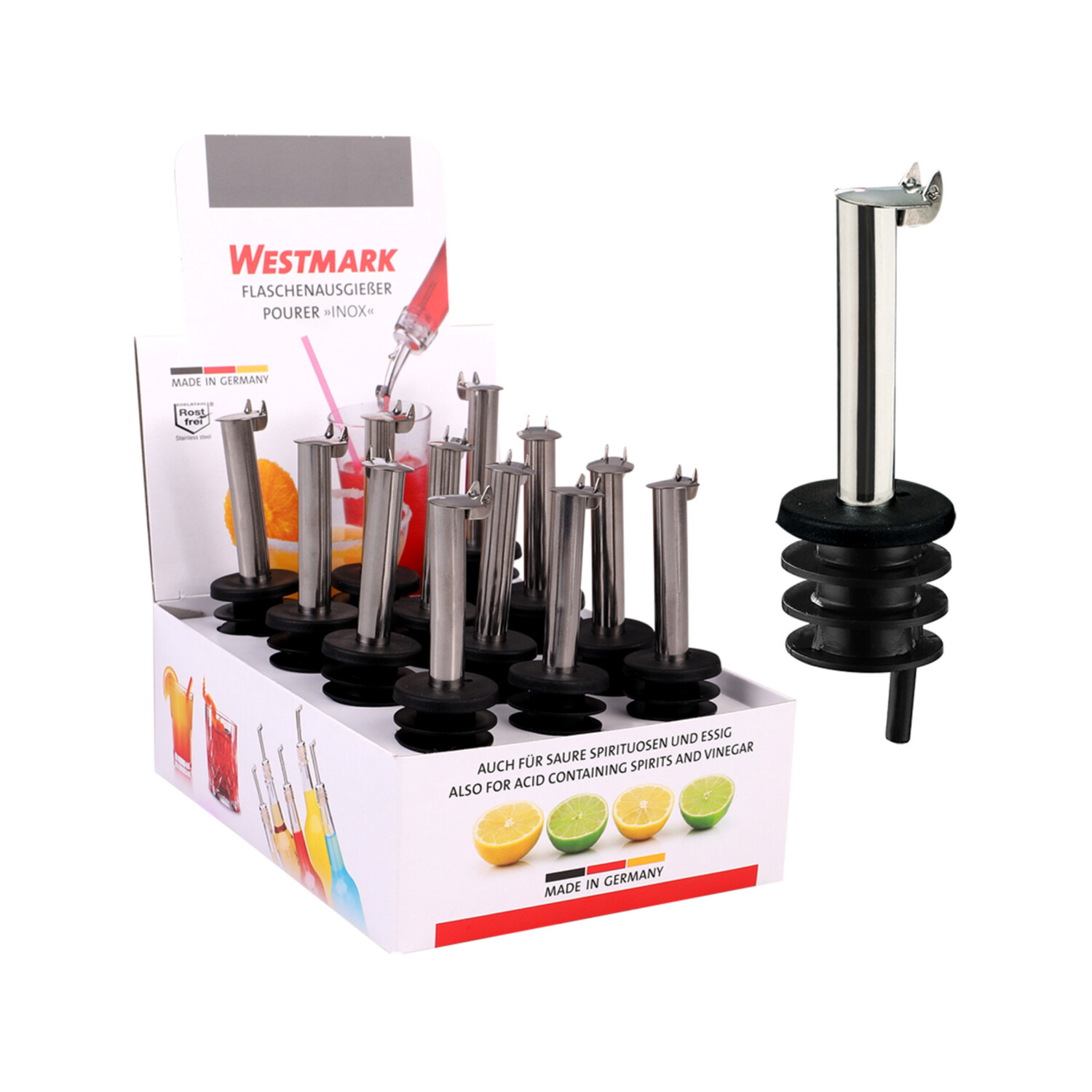 Stainless Steel Bottle Pourers