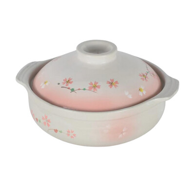 Earthenware Pot No.9 Sakura Pink