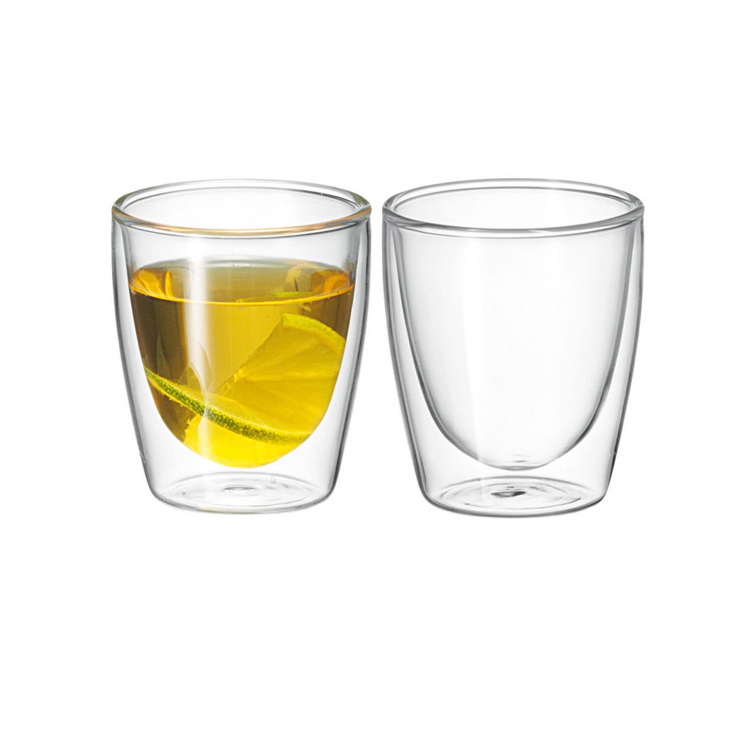 Twin Glass Wall Caffe 150ml Set 2
