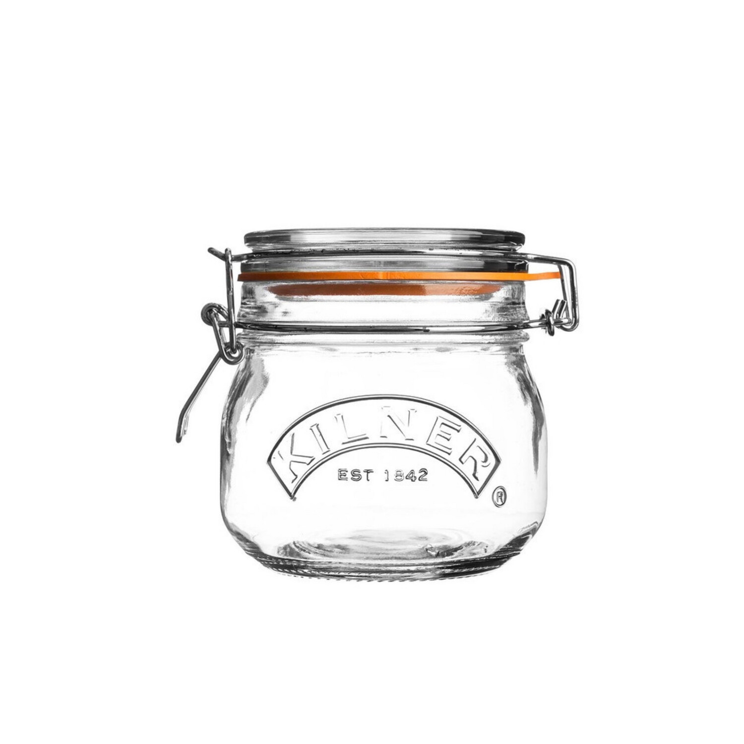 Round Clip Top Jar 500ml