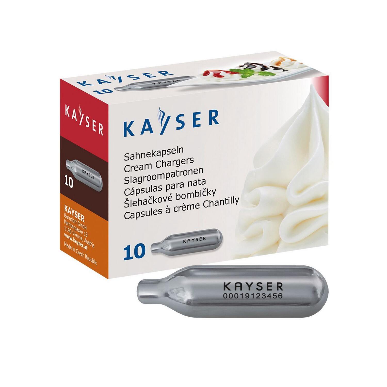 Creamer Charger Bulbs Pack 10