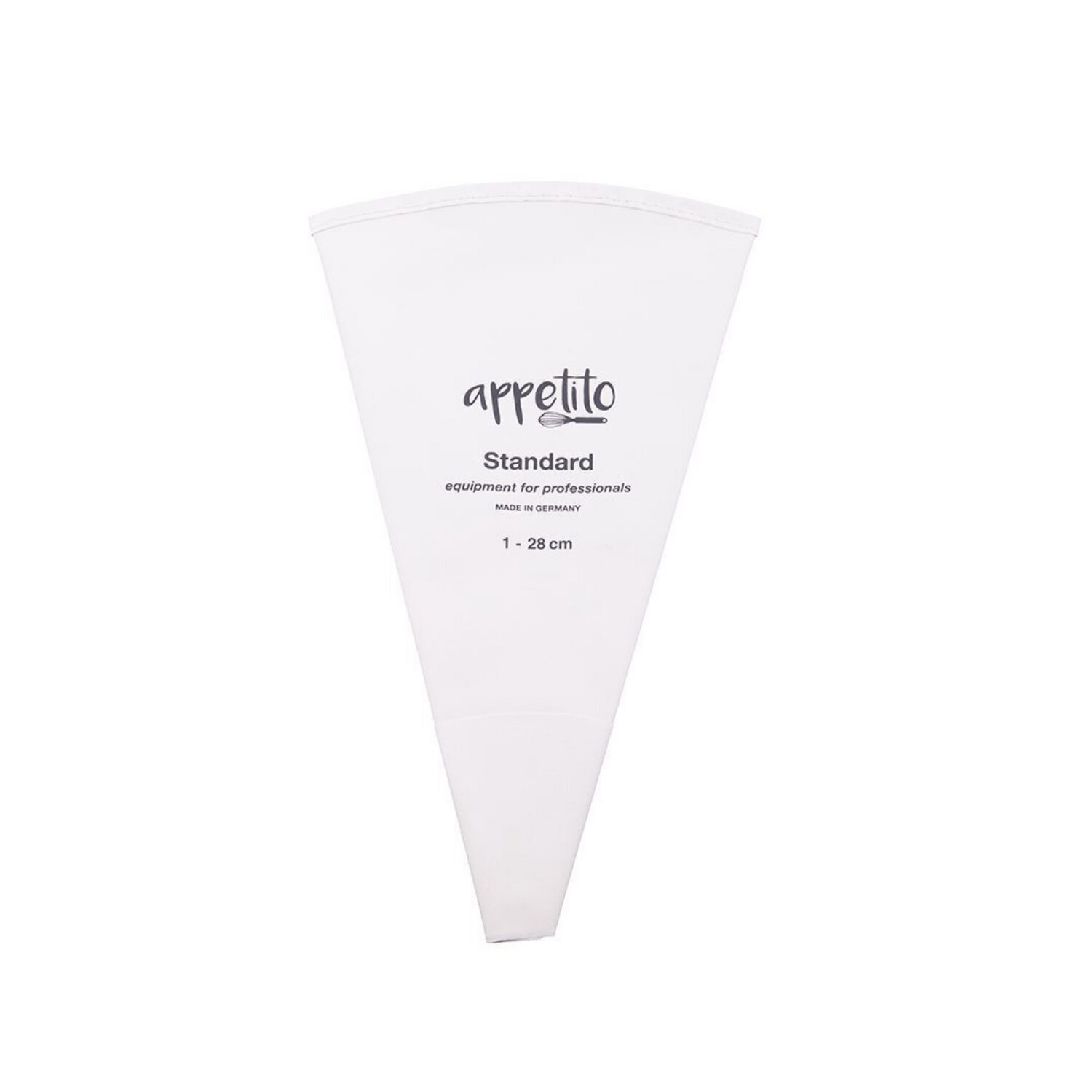 Cotton/PVC &quot;Standard&quot; Piping Bag No.01 28cm - White