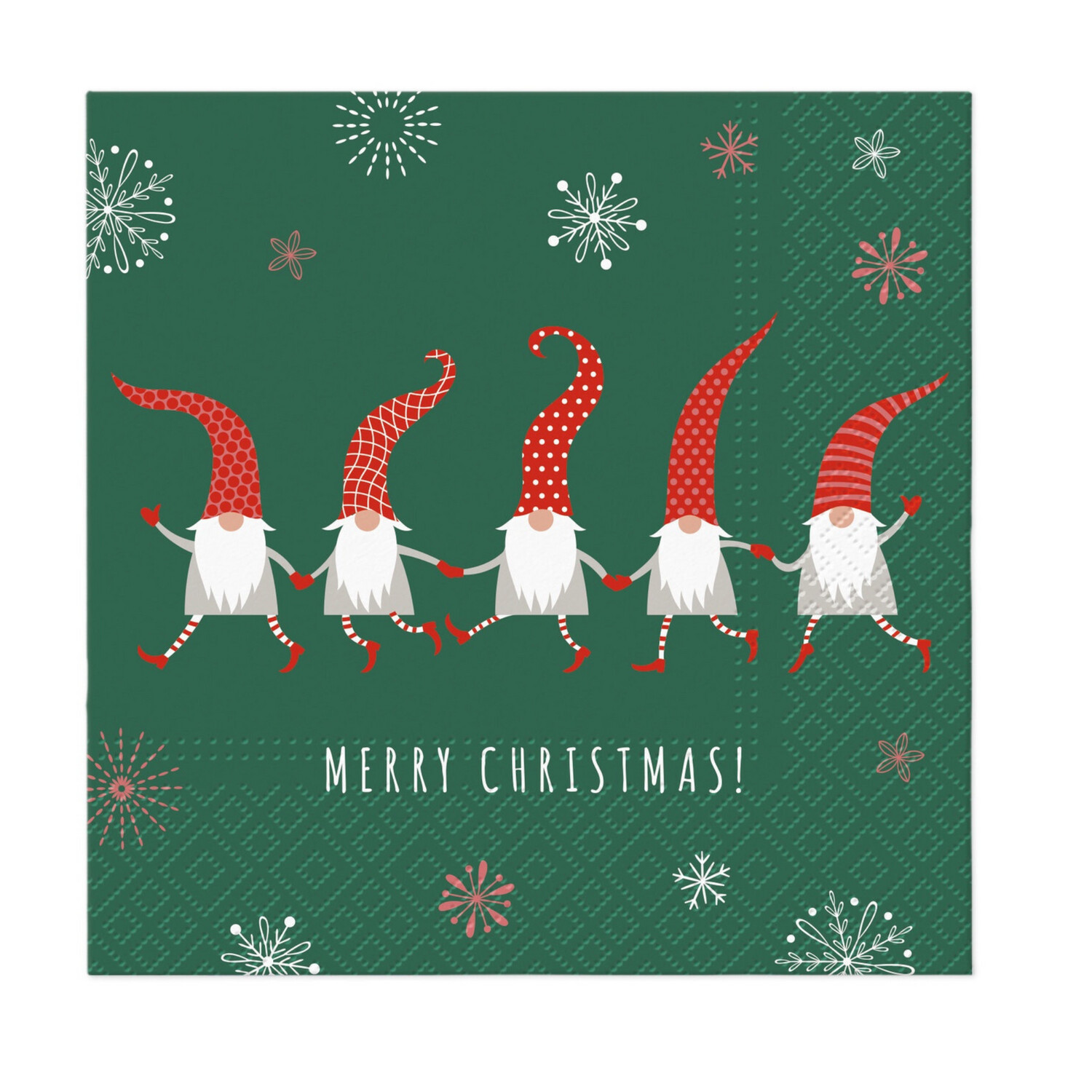 Lunch Napkin, 33 x 33 cm -  Friendly Gnomes