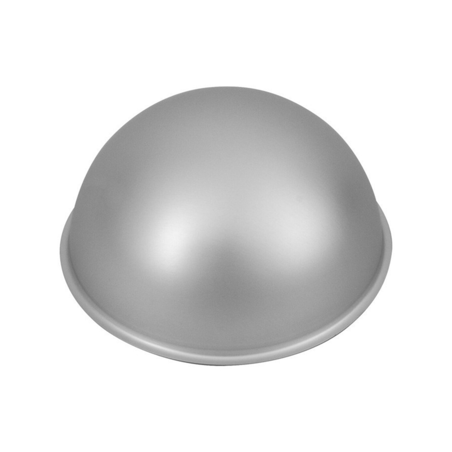 Silver Anodised Hemisphere Cake Pan 15X7.5cm