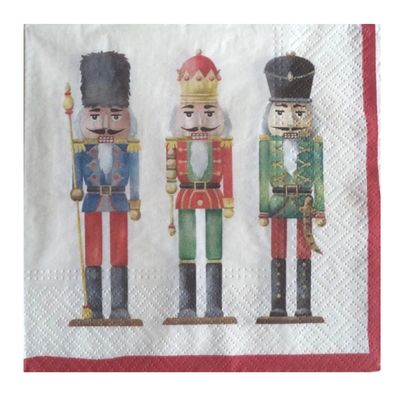 Lunch Napkin, 33 x 33 cm - Nutcrackers Soldiers