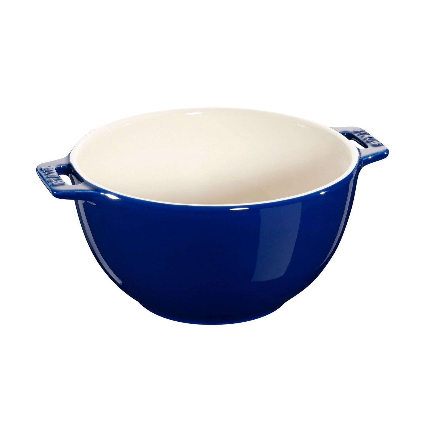 Ceramic Round Salad Bowl Blue - 18cm