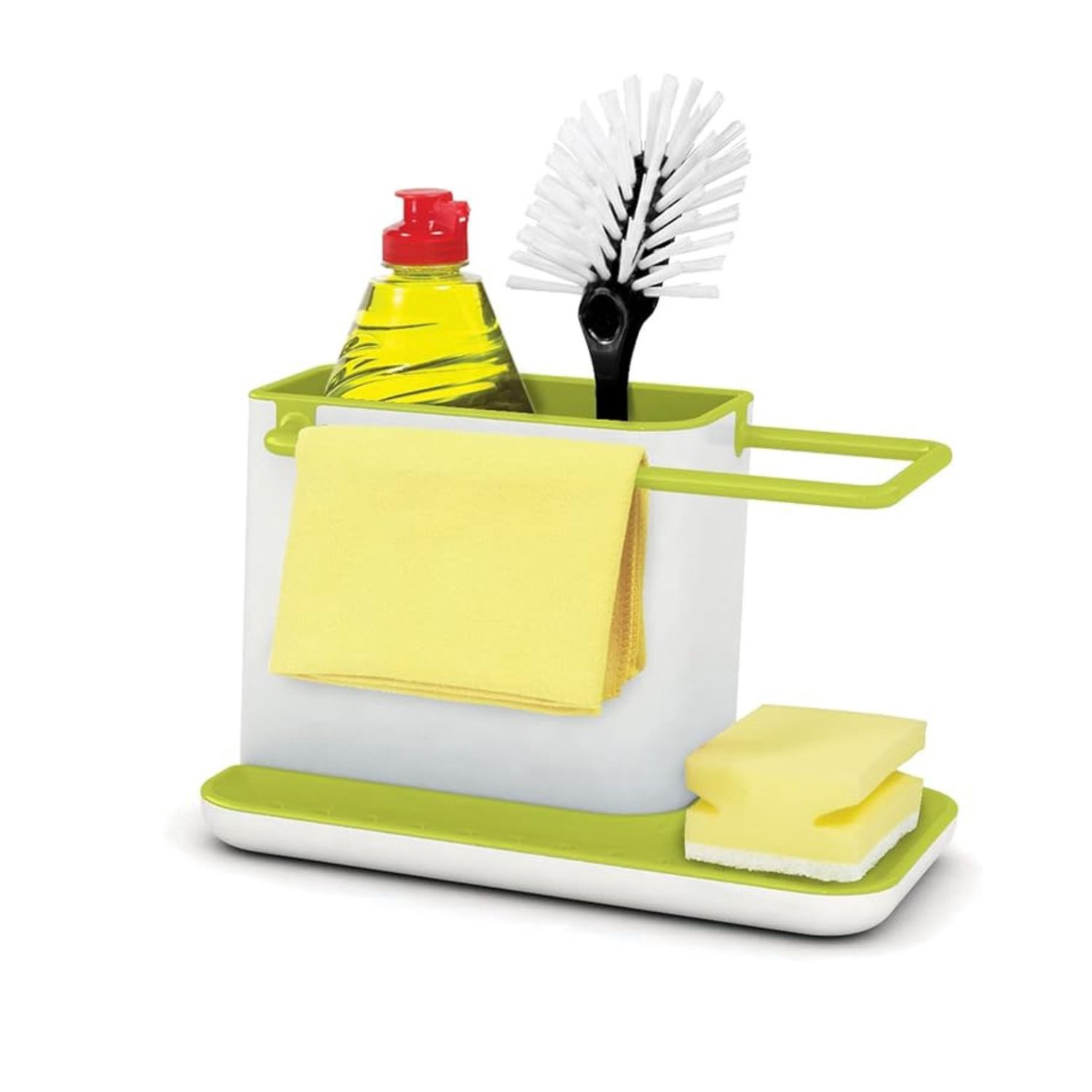 Caddy Sink Area Tidy White/Green