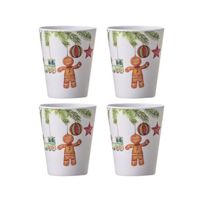 Hanging out for Christmas Cup Set of 4