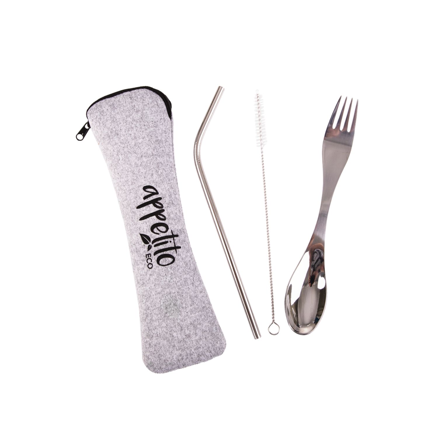 3 Piece Stainless Steel Traveller&#39;s Cutlery Set