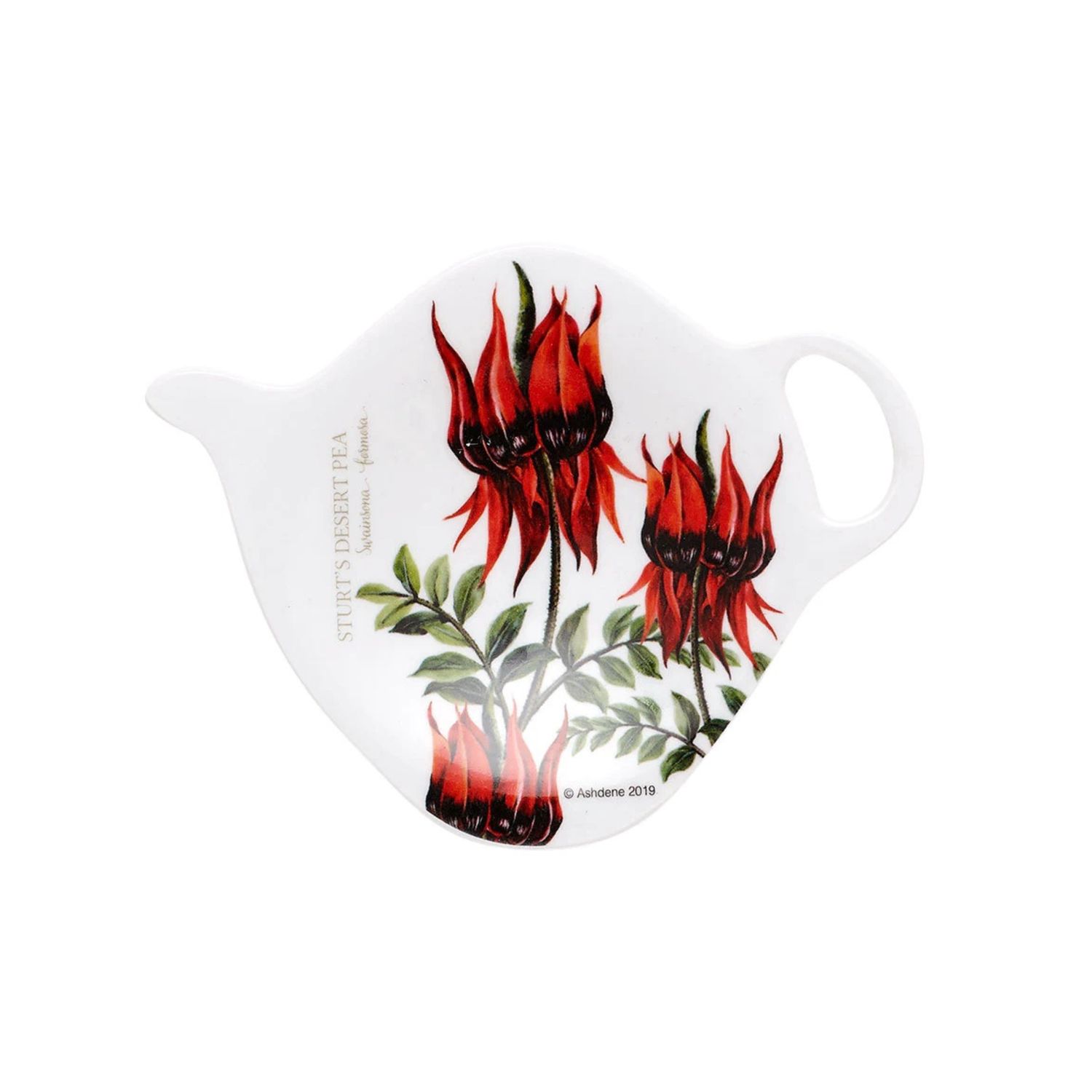 Aus Floral Emblems Sturt&#39;S Desert Pea Teabag Holder