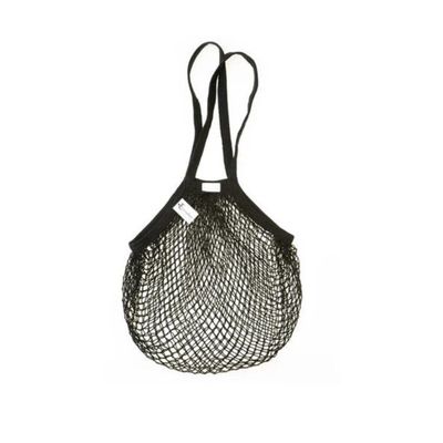 Long Handle String Bag Black