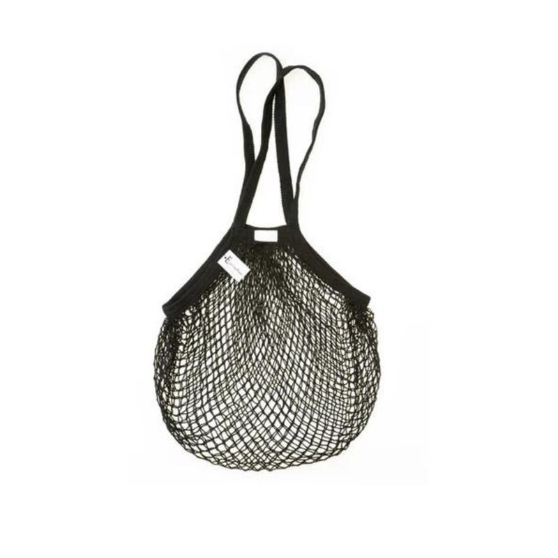 Hand String Bags Long Handle String Bag Black