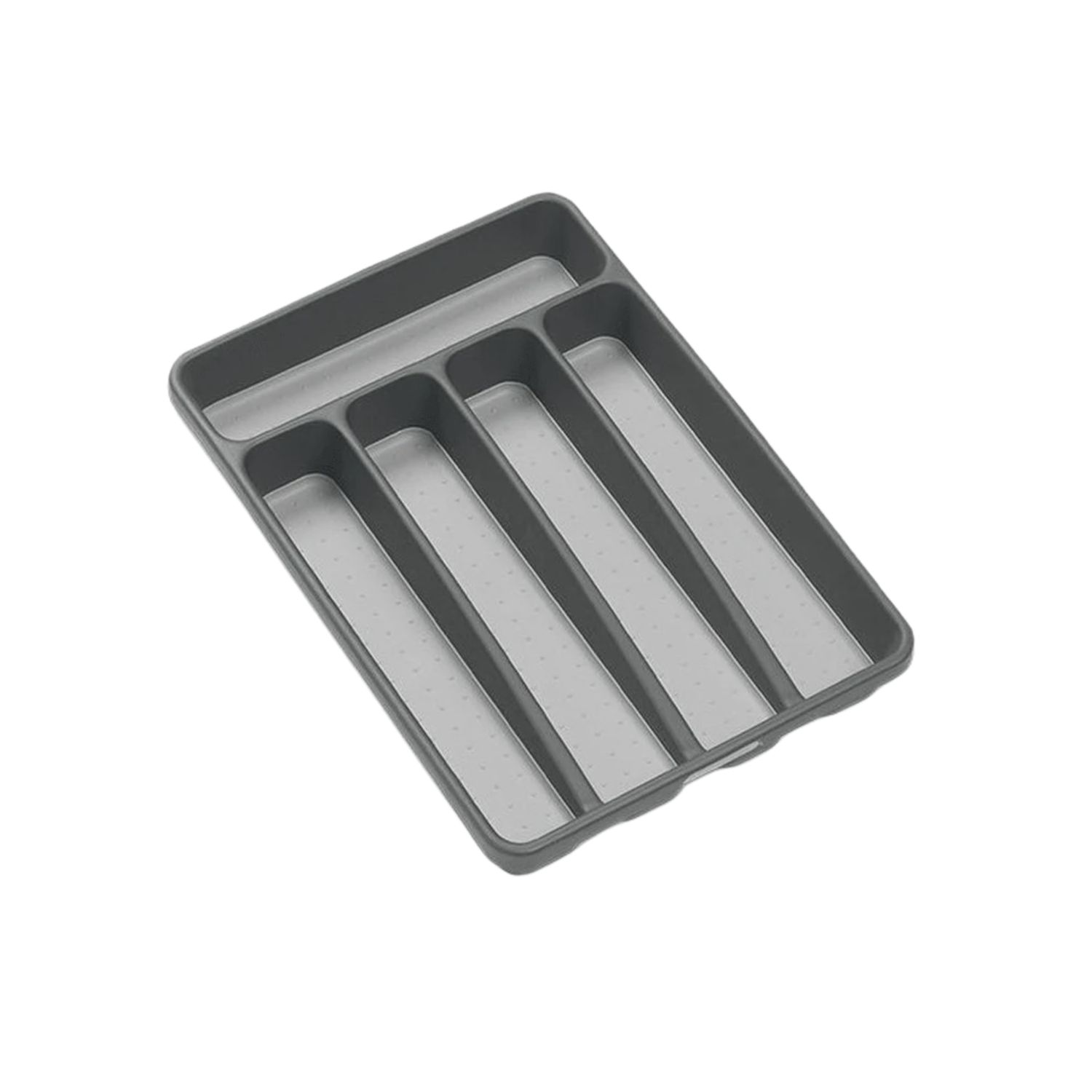 Mini 5 Compartment Cutlery Tray 32.4 X 23.2 X 4.8Cm - Graphite