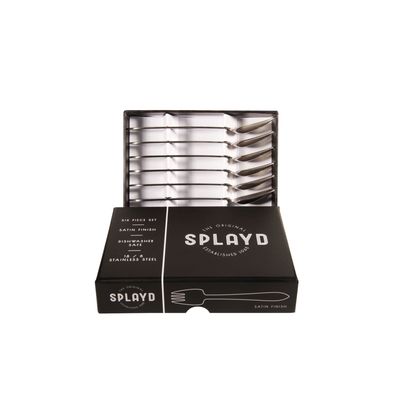 Black Label Stainless Steel Satin Mini 6 Piece Set