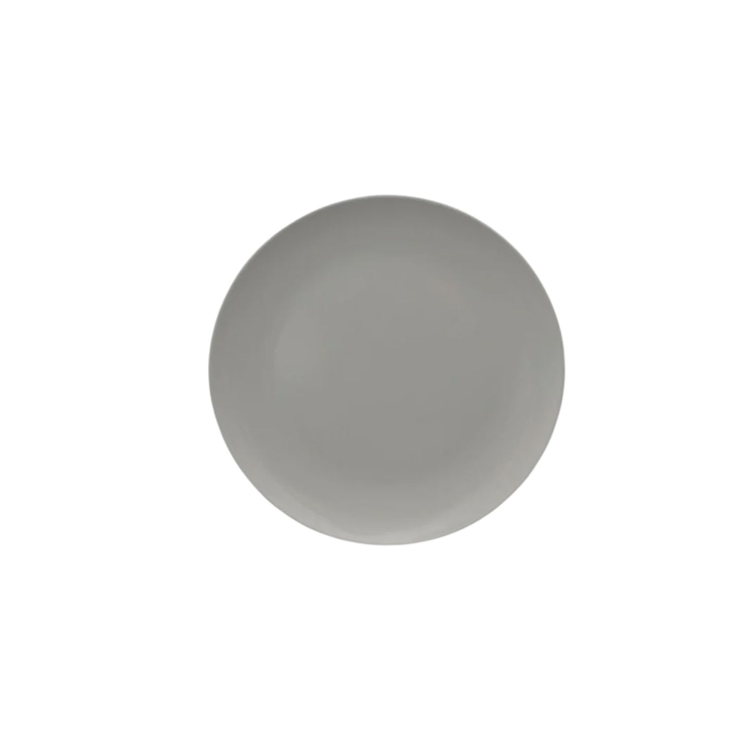 Single Colour Melamine Plate, 20cm - Dusty Grey