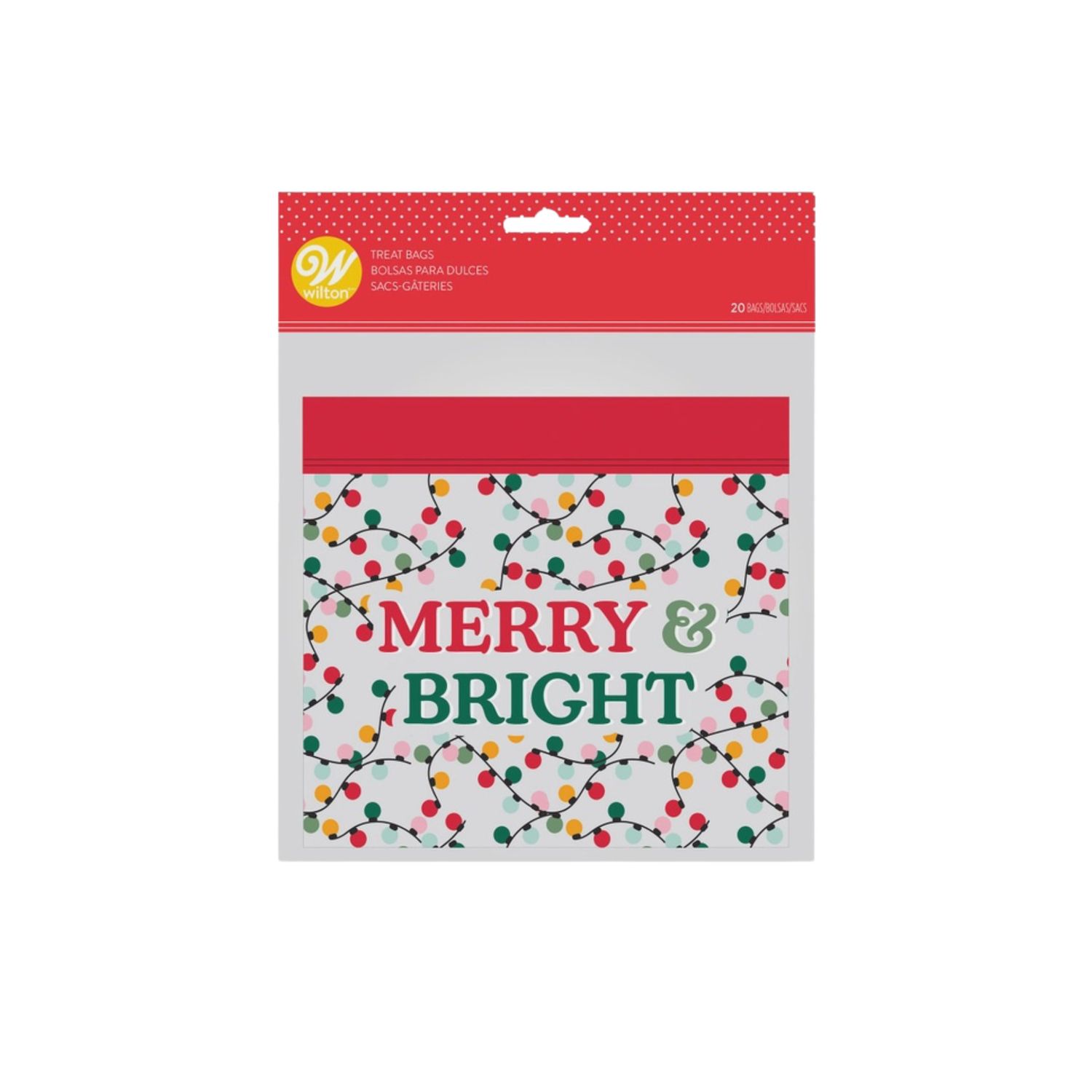 Merry &amp; Bright Resealable Treat Bag