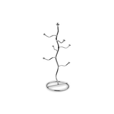 Wiggly Mug Tree 40cm - Chrome
