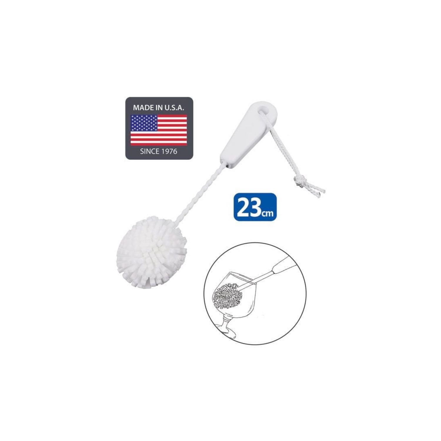 Usa Brushware Goblet &amp; Brandy Washing Brush