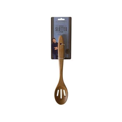 Acacia Wood Slotted Spoon