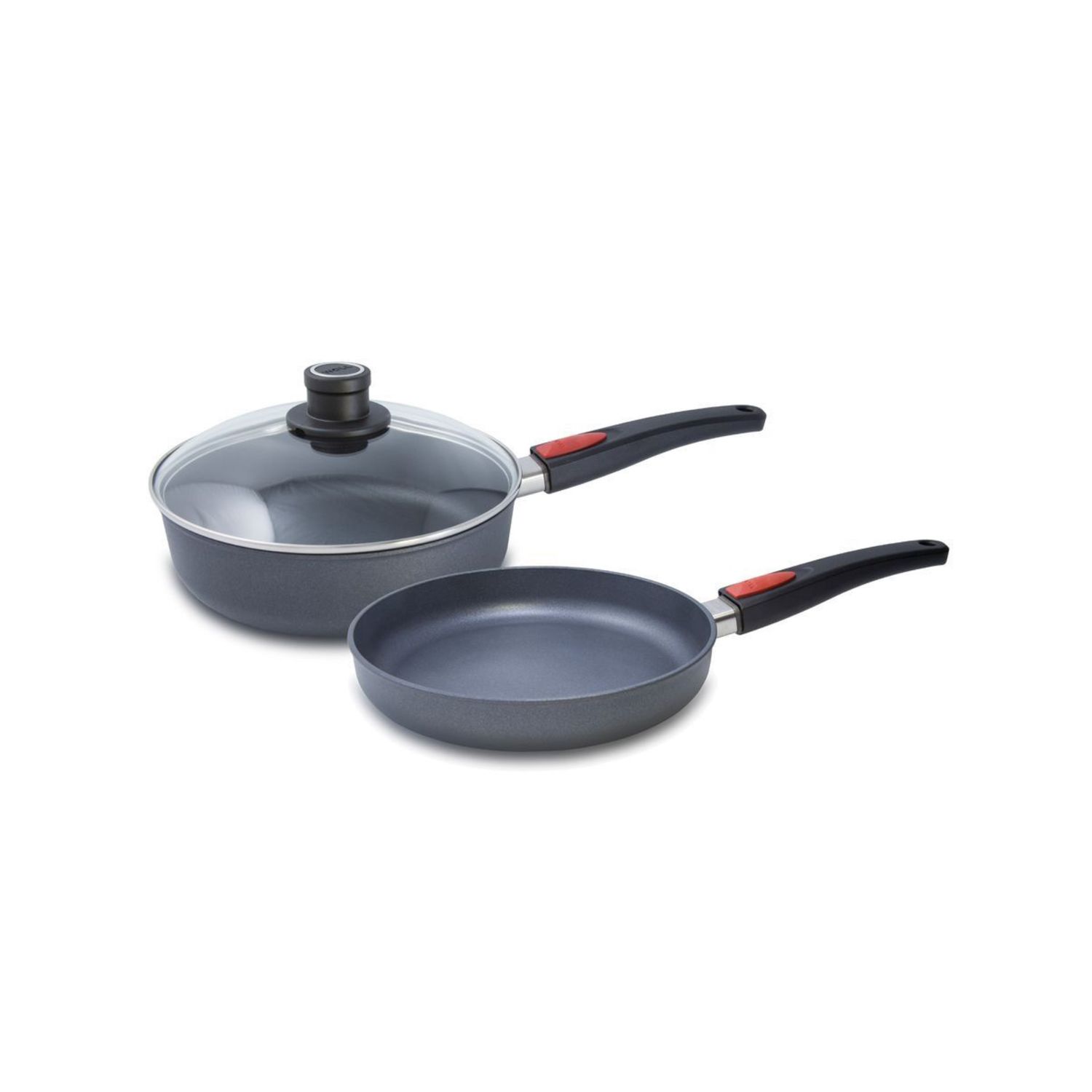 Diamond Lite 28cm Fry Pan &amp; 28cm Saute With Lid Set 3Pce