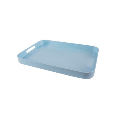 Melamine Rectangular Tray - Duck Egg Blue