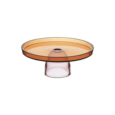 Gateaux Cake stand 31cm tan/pink