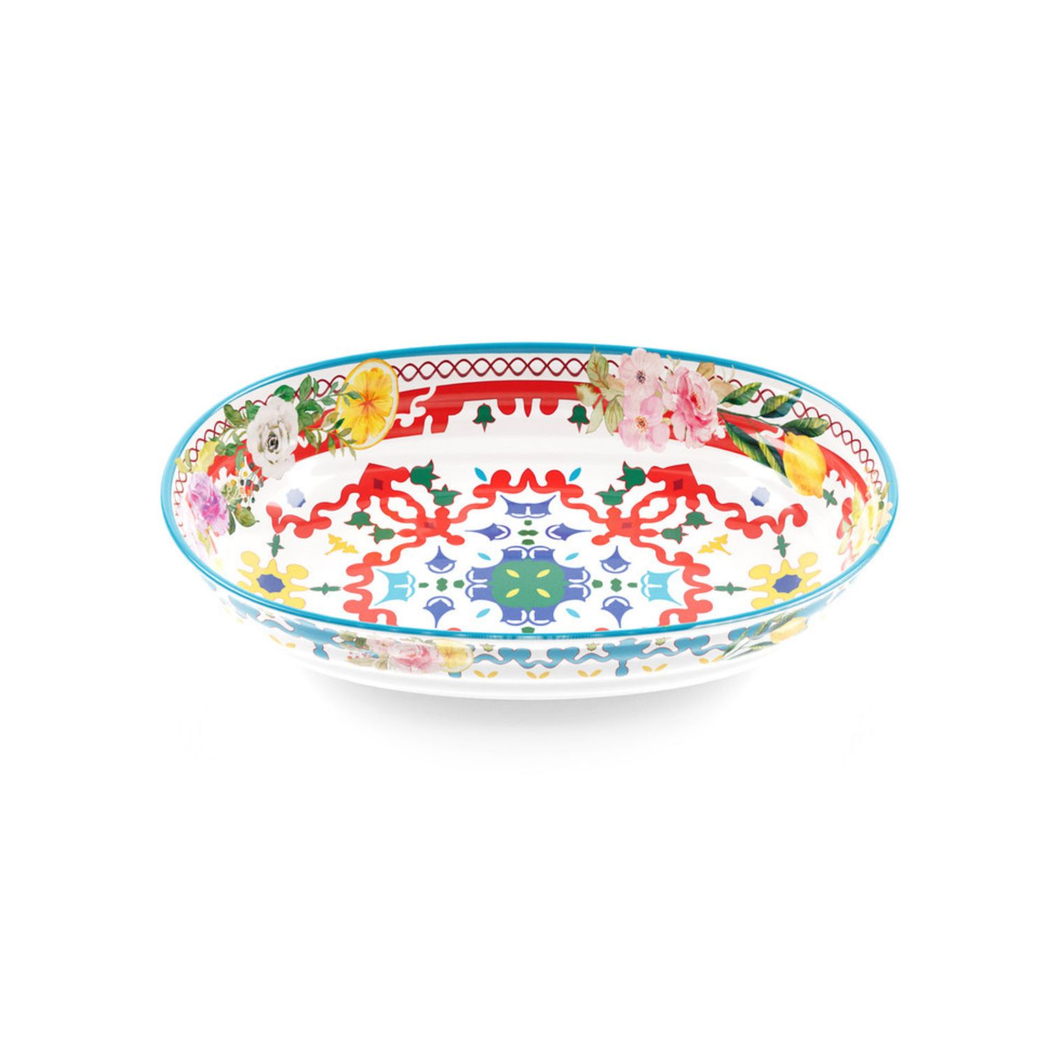 Rice Platter Flower &amp; Lemon