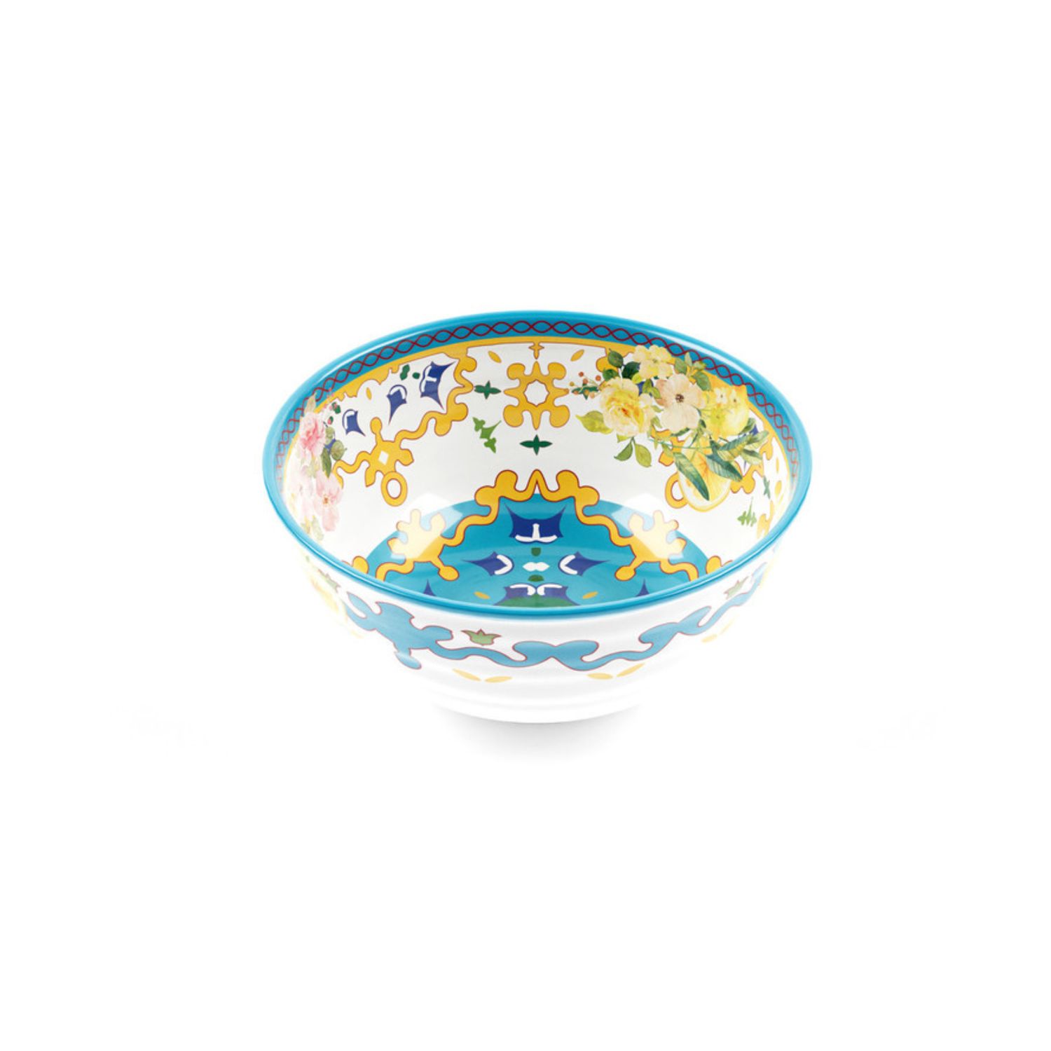 22cm Bowl Flower &amp; Lemon