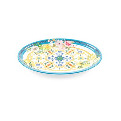 Oval Tray Regular Flower &amp; Lemon