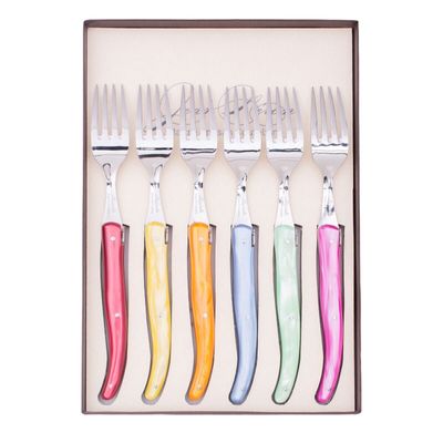 Plexiglas Fork Set - Mixed Colour