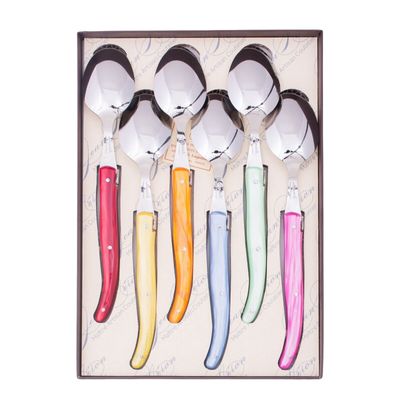 Plexiglas Soup Spoon Set - Mixed Colour