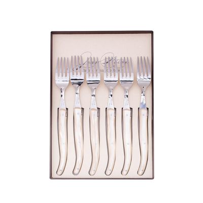 JN Plexiglas 6 Forks - Champagne