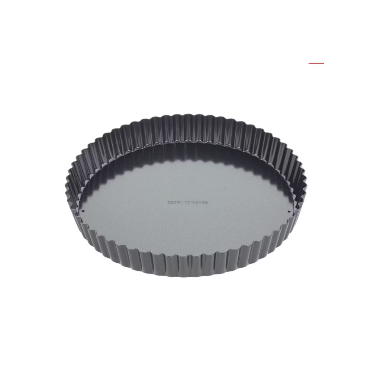 Fluted Flan Tin - 25Cm Black