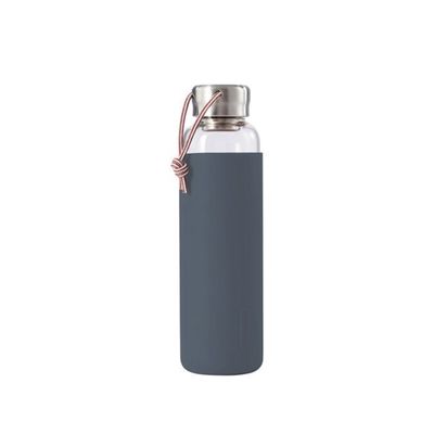 Black + Blum Glass Water Bottle 600ml Slate