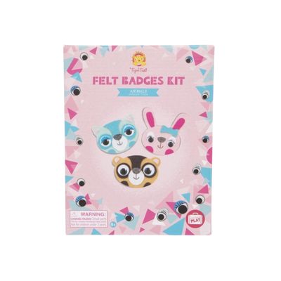 Tiger Tribe Activity Sets - Jewellery Kits - Felt Badges Kit - Animals