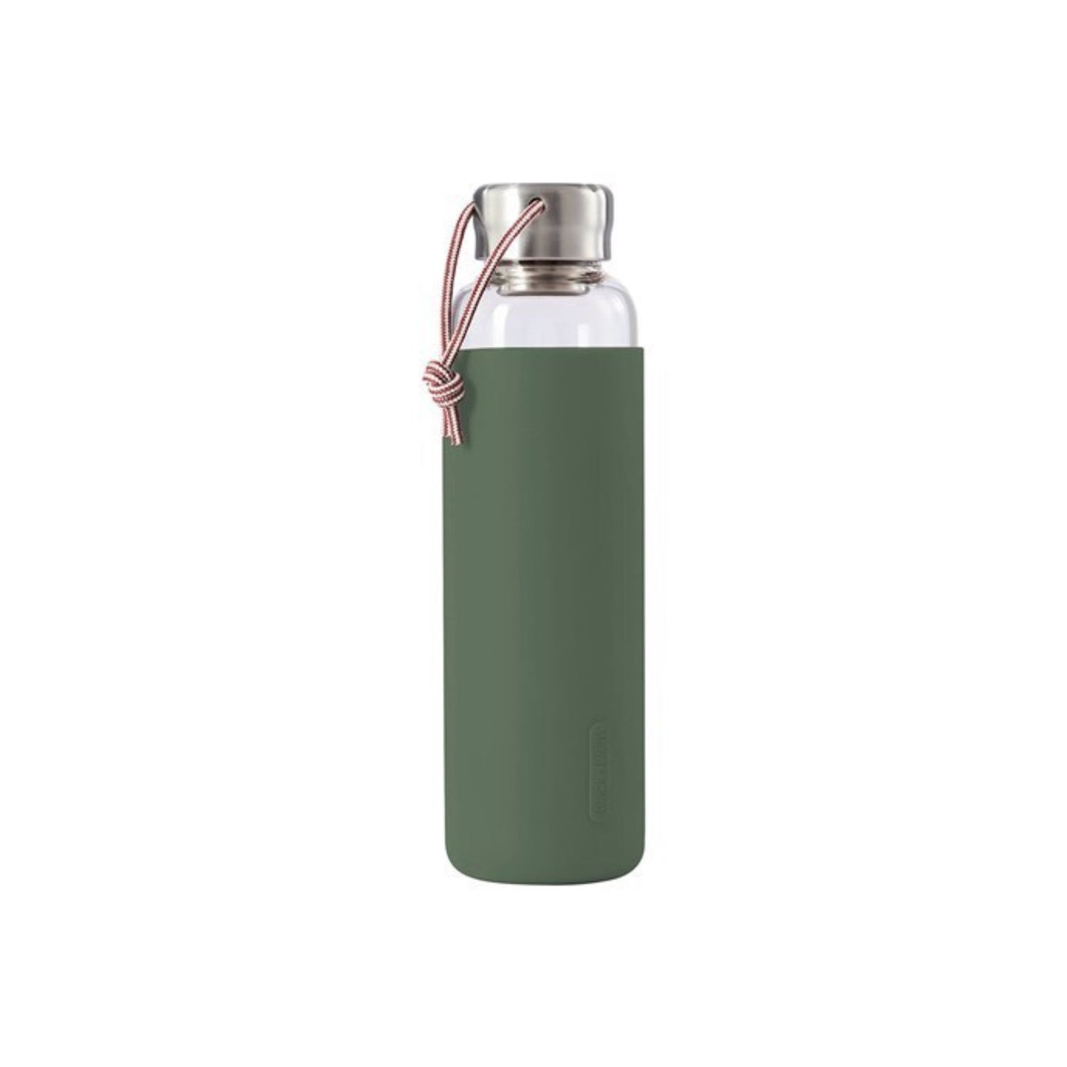 Black + Blum Glass Water Bottle 600ml Olive