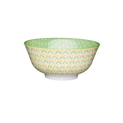 Does it All Bowl-Geometric Green 15.7cm