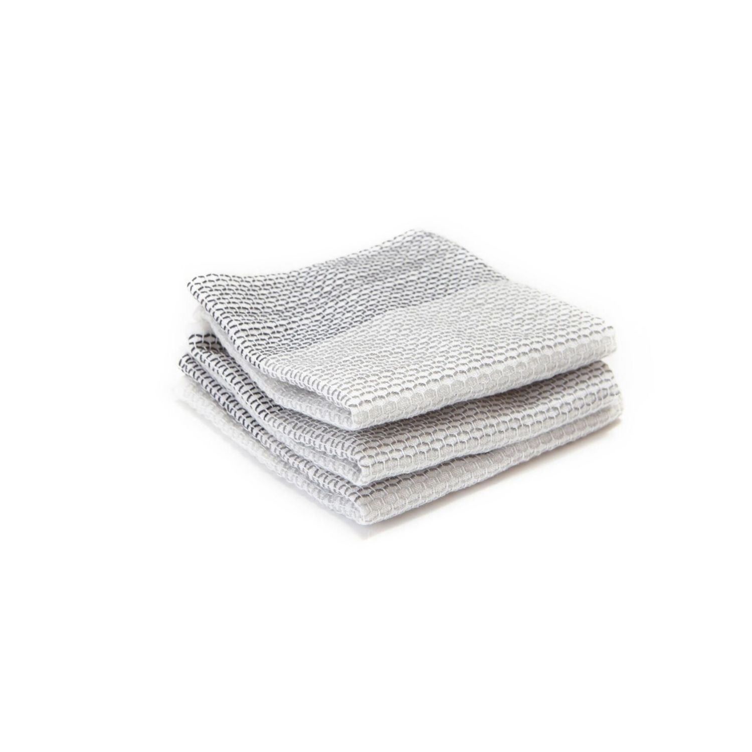 Tidy Dish Cloths Grey Set/3