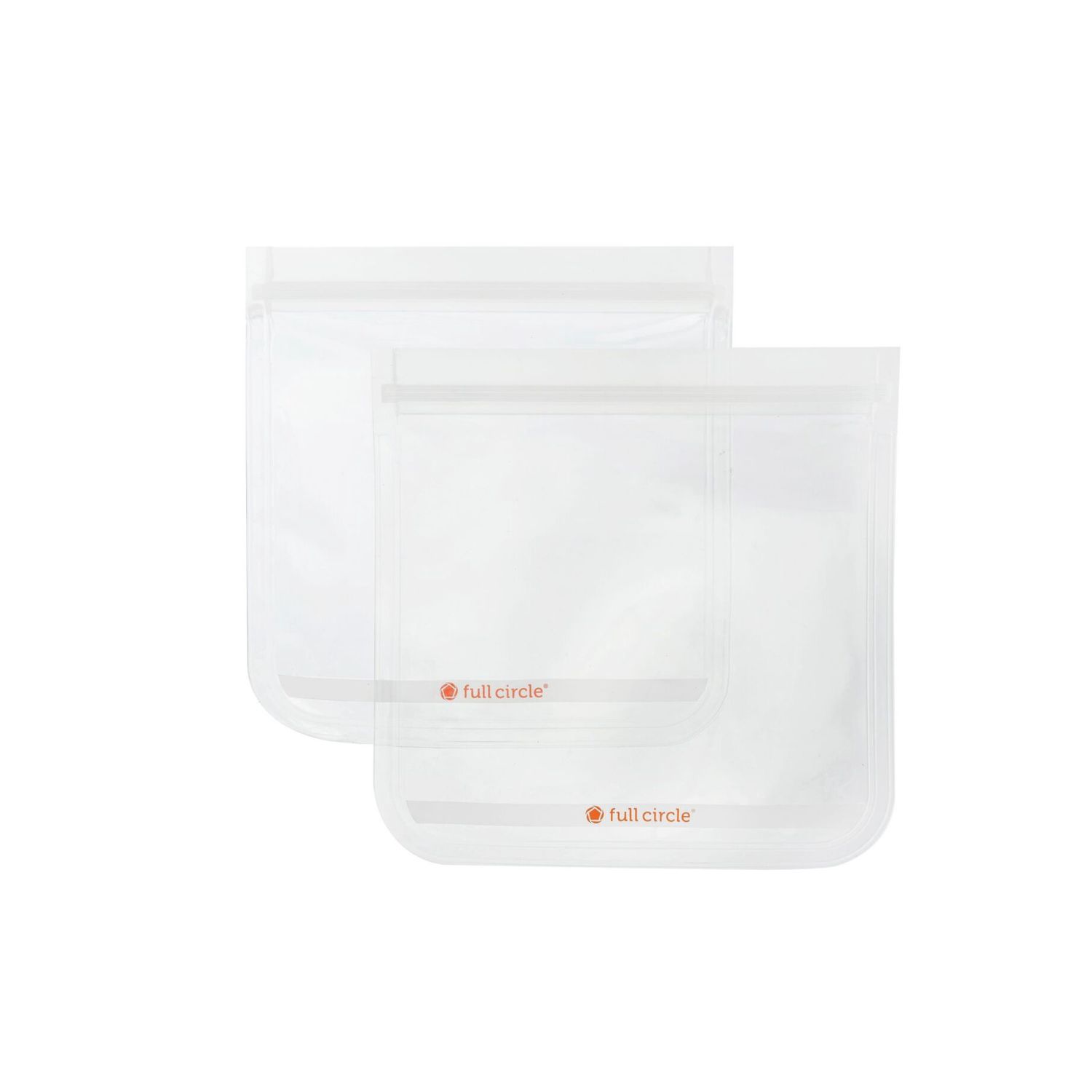 Ziptuck Reusable Travel Bags Clear Set/2 830ml