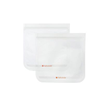 Ziptuck Reusable Travel Bags Clear Set/2 830ml